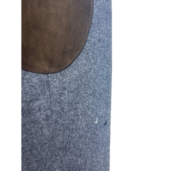 NWT J. Crew Ludlow Blazer Men’s 38R Gray Wool Moon Yorkshire Suede Patches READ - Picture 9 of 16